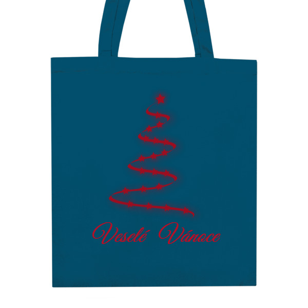 Nákupní taška unisex s potiskem Vánoční nákupní taška - Veselé Vánoce!