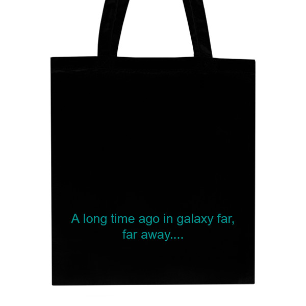 Nákupní taška unisex s potiskem Nákupní taška z galaxie far, far away...