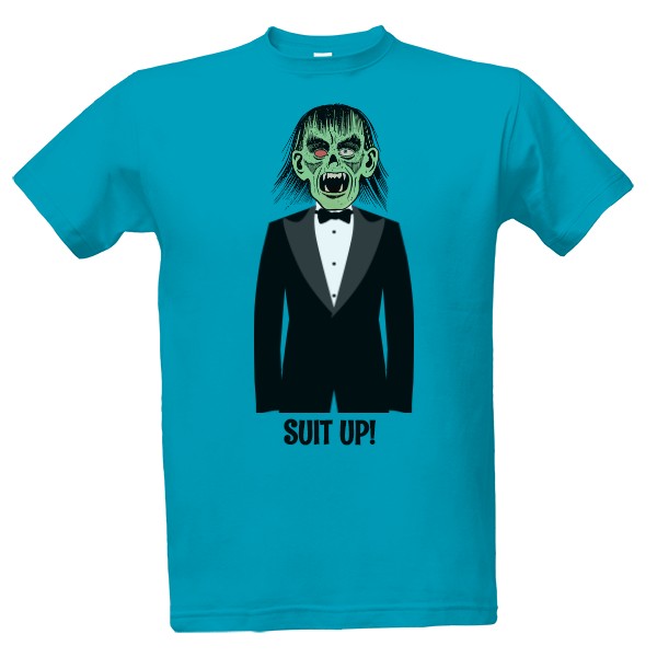 Tričko s potiskem Zombie SUIT UP!